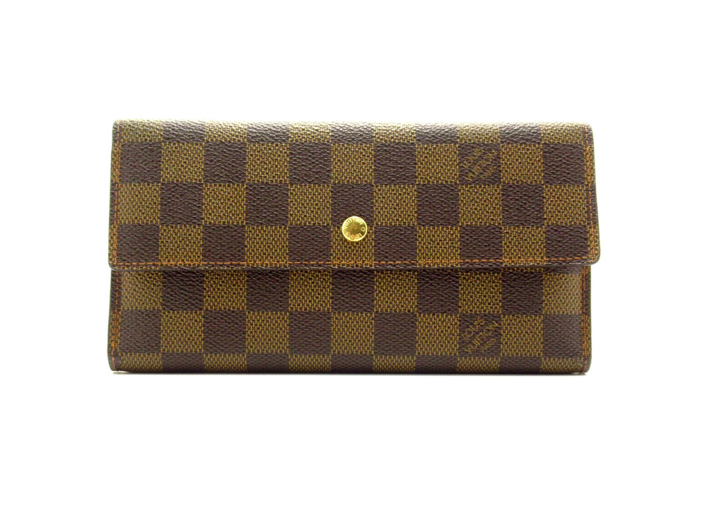 LOUIS VUITTON Long Wallet Portefeuille International Damier